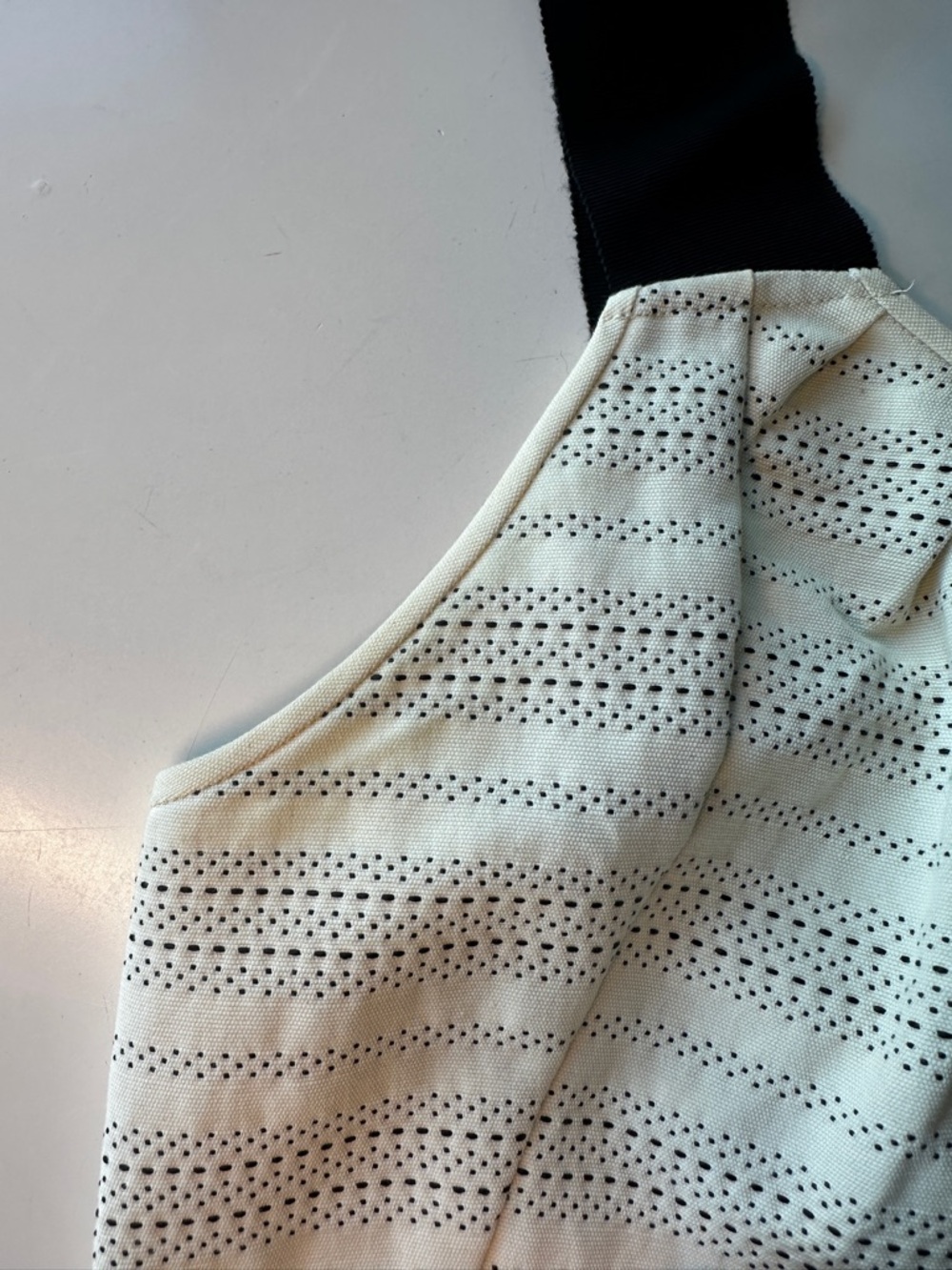 Zero + Maria Cornejo Cream and Black pattern dress sz 6 - Picture 8 of 9